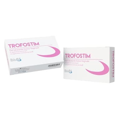 TROFOSTIM Gel Vaginale 10 Monodose x 4 g – Sollievo Secchezza, Vulvodinia & Post-Menopausa | Acido Ialuronico, Allantoina, Vit E, β-Glicirretico, Melaleuca | Idrata, Lenisce, Ripara (1 Confezione)