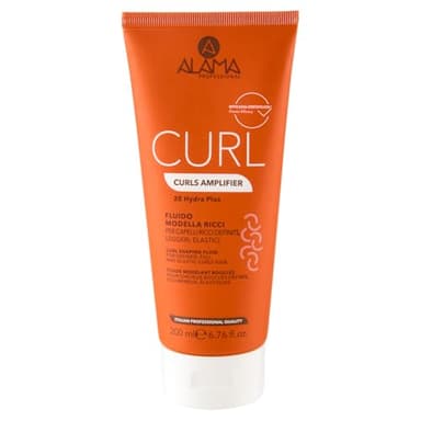 A ALAMA Professional Alama Professional Curl, Fluido Modellante per Capelli Ricci Definiti, Corposi ed Elastici, Anti Crespo e Idratazione a Lunga Durata, 200 ml