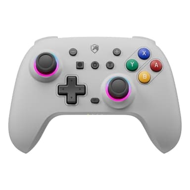 ECHTPower Controller per Switch/Switch 2 2025, Design Retrò, Pro Controller Wireless con RGB Hall Joystick, Giroscopio, Turbo, Vibrazione, Funzione Macro, Joystick per NS/N-Switch 2/PC/Android/iOS