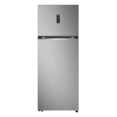 LG GTBV44PYBKD Frigorifero Doppia Porta 70cm, Classe E, 461l, Connettività Wi-fi Con App Thinq, Porte Piatte, Tecnologia Door & Linear Cooling, Display Esterno, Compressore Smart Inverter, Argento