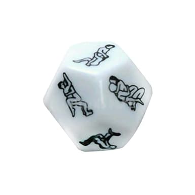 Hilai Giochi da dadi da dadi, dadi del sesso 12 posizioni romantiche sexy amore gioco gioco per adulti giocattolo sessuale erotico per coppie bianche