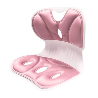 Sedile Ergonomico Schienale Lombare, Sedia Correttore Posturale, Supporto Ergonomico in Schiuma e Plastica PP, Portatile, Confortevole e Allevia il Mal di Schiena. Ideale per Ufficio, Casa e Viaggi.
