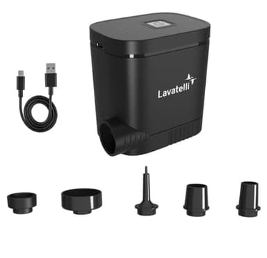 Lavatelli VAC-U-POWER 3 in 1 – Pompa Sottovuoto Portatile Wireless, Pompa etttrica e Power Bank | Compatta, Potente, USB-C, per Sacchi, Viaggi, Campeggio, Materassini, Trolley, Zaini, Piscina e Casa