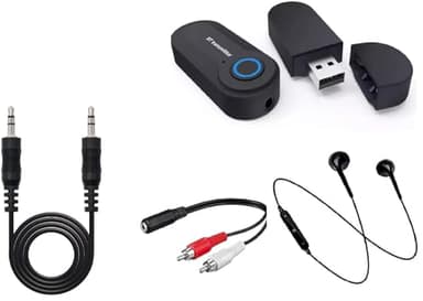 trasmettitore bluetooth per tv + cuffie bluetooth auricolari per ascoltare la tv con le cuffie
