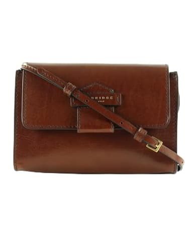 The Bridge Borsa Pochette a Tracolla 44301001 Donna 100% Pelle Marrone