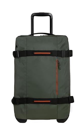 American Tourister Urban Track, Borsa da viaggio con 2 rotoli, 55 cm, 55 L, verde (Dark Khaki)
