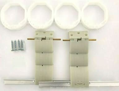 Blocchi di sicurezza antisollevamento Tapparelle Blocco Antieffrazione Rullo 70 mm Kit completo in Coppia