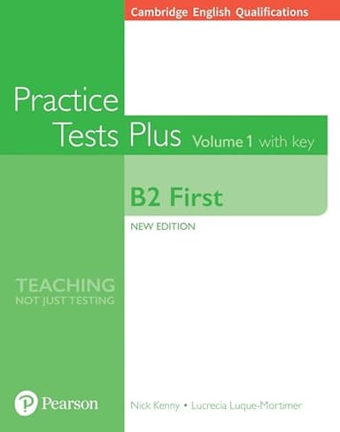 Cambridge English Qualifications: B2 First Volume 1 Practice Tests Plus with key [Lingua inglese]