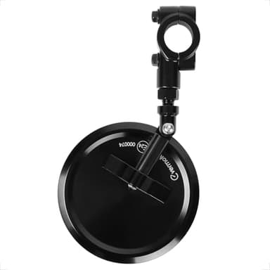 Evermotor CNC Specchietto Moto, Specchietti Moto Mmologati E24, Rotondo per Scooter, ATV, Ciclomotori, Quad, Moped (1)