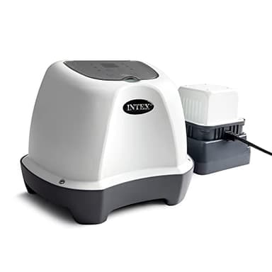 Intex 26664 - Generatore Salino di Cloro Krystal Clear, per Pompa Filtro 1136-3785 L/h, Produzione Cloro 4 g/h, per Piscine Piccole fino a 17413 L, Plastica, Bianco