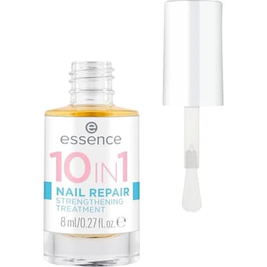 Essence Cosmetics 10In1 Nail Repair Strengthening Treatment, Volumizzante, Rinforzante, Levigante, Lucida, Traslucida, 8 ml