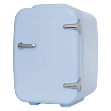 Flamingueo Frigorifero Piccolo - Mini Frigo 4L, Frigo 12V/220V, Mini Frigo da Camera, Raffreddamento e Riscaldamento, Frigo Piccolo da Ufficio