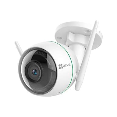 EZVIZ C3WN Telecamera WiFi Esterno 1080p Versione Videocamera Sorveglianza da Esterno con Visione Notturna Fino a 30M, Doppia Antenna Wi-Fi, Notifiche in Tempo Reale, IP66, Compatibile con Alexa
