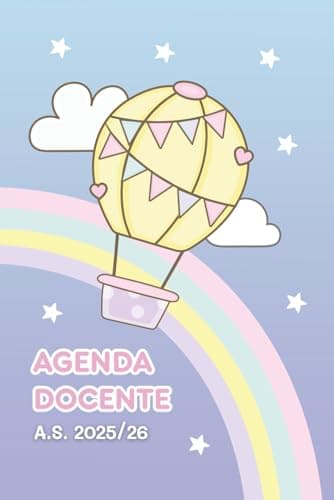 AGENDA DOCENTE GIORNALIERA A COLORI: Diario per insegnanti della Scuola Primaria Anno Scolastico 2025/2026