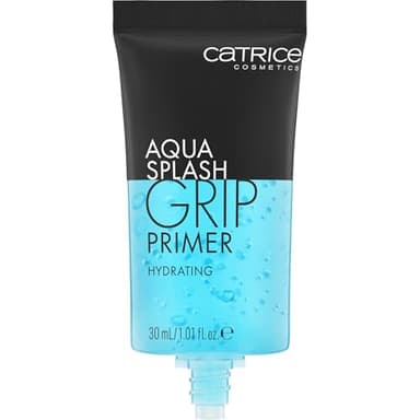 Catrice Aqua Splash Grip Primer, blu, idratante, a lunga durata, radiante fresco, vegano, senza olio, senza parabeni, senza nanoparticelle, confezione da 1 (30 ml)