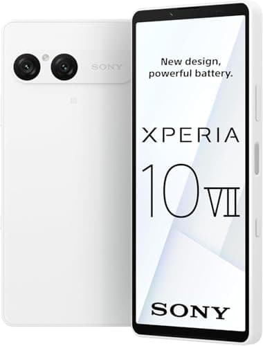 Sony Xperia 10 VII - 6,1" 19,5:9 OLED mit 120 Hz, 5.000 mAh Akku, 3,5mm Audio, Android 15, IP65/68, Dual SIM hybrid, wei? (XQFE54EUKCW.GC)