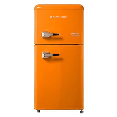 PYRAMIDEA Frigo Retrò 100 litri lordi Color Ocra MAMBO105O