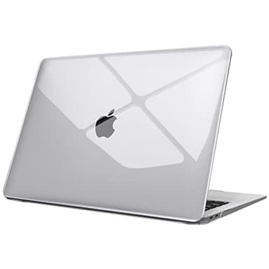 FINTIE Custodia Compatibile con MacBook Air 13 2020/2019/2018 (A2337 M1 / A2179 / A1932 ) - Cover Rigid Protettivo Guscio Rigido Case, Cristallo Chiaro