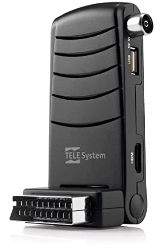 Telesystem TS6005 - Decoder Digitale Terrestre DVB-T/T2 HD, Nero