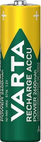 8 X per Varta Cell AA batteria Mignon NiMH 2600 mAh 1,2 V pronto per l'uso 5716 Bulk 2 X scatola batterie