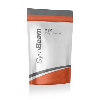 GymBeam MSM - Integratore Articolare Vegano in Polvere - MSM in Polvere Solubile per la Salute di Articolazioni, Ossa, Tendini e Cartilagini - Ideale per Sportivi e Persone Fisicamente Attive (250 g)