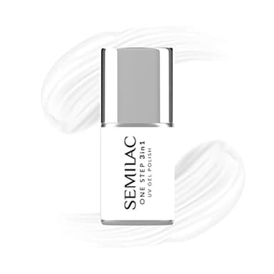 Semilac One Step 3 in 1, smalto UV S251, crema al cocco, 7 ml