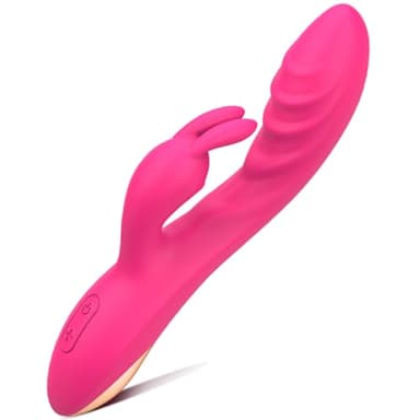 Rabbit Vibratori Giocattoli Sessuali per Donne, Vibratore Punto G per Stimolazione Clitoride, Vibratore Dildo Realistico con 12 Vibrazioni Potenti Giocattoli per Adulti a Doppio Motore per Donne o Cop