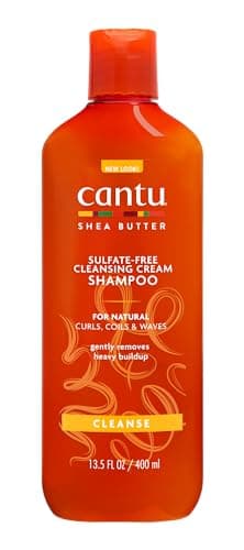 Cantu Cleansing Cream Shampoo – Shampoo per capelli ricci e crespi – Formula ricca di burro di karitè – pulizia delicata e profonda per capelli e cuoio capelluto – senza solfati – 400 ml