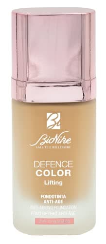 Bionike Defence Color - Fondotinta Lifting Anti-age SPF 15 per Pelli Normali e Mature, Effetto Antiossidante e Levigante Fino a 24 Ore, Attenua le Rughe e Protegge dallo Stress Cutaneo, 30 ml
