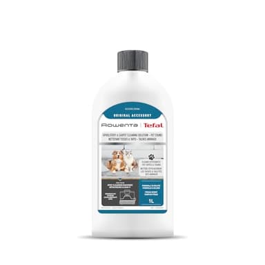 Rowenta Clean It Solution - Soluzione detergente per tessuti e macchie di animali per tessuti e tappeti - 1L XD5320F0