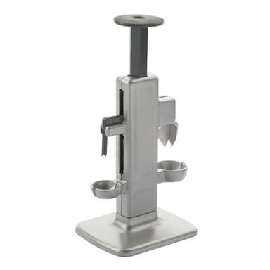Westmark Denocciolatore per ciliegie e prugne, Denocciolatore combinato, Altezza: 23 cm, Alluminio/Acciaio/Plastica, Steinex-Combi, 40202260