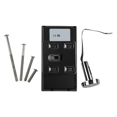 Eawfgtuw Spioncino digitale per porta, con schermo LCD da 3,5 pollici, grandangolo 720p, HD, 120°, visualizzatore di sicurezza elettronico, per visione notturna, monitoraggio ingresso domestico