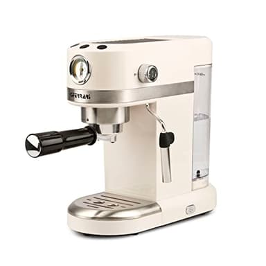 G3 Ferrari G10168 Amarcord Macchina da Caffè Espresso Automatica, Caffè in Polvere e Cialde, con Vaporizzatore per Cappuccino, 15 bar, 1350W, Linea Vintage