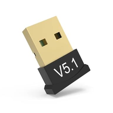 Adattatore Bluetooth 5.1 usb, Chiavetta Bluetooth per PC Laptop EDR Dongle USB Bluetooth Compatibile con Windows 11/10/8.1/7/linux
