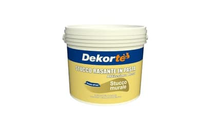 GDM-Stucco Rasante In Pasta, Ideale Per Rasatura Di Pareti Interne, Dekortè, Colore: Bianco, 8 kg