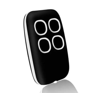 Telecomando Cancello Universali 4 in 1, Telecomando per Cancelli a Codice Fisso Universale 433 mhz - NO ROLLING CODE, Radiocomando Cancello programmabile, apricancello duplicatore programmabile Bianco