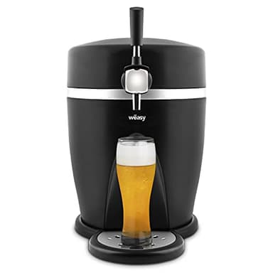 H.Koenig PINT568 Lo spillatore birra PINT568 di Wëasy, 60 watts di potenza. Compatibile con i fusti 5L universali pressurizzati e fusti Heineken