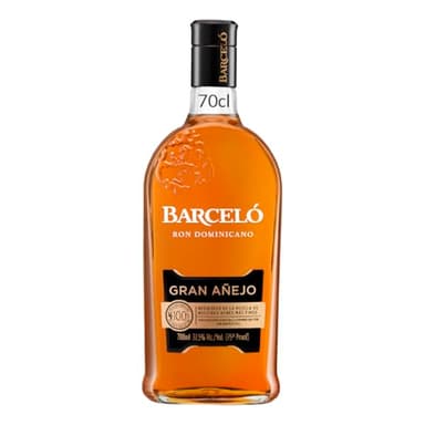 Ron Barceló Gran Añejo – Bottiglia da 700ml di Rum Ambrato, Invecchiato Fino a 6 Anni in Barrique di Rovere Ex Bourbon, Rum Dominicano da 100% Succo di Canna da Zucchero, Per Cocktail di Alto Livello