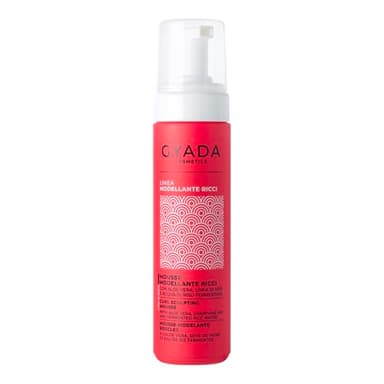 GYADA COSMETICS, Mousse Modellante, per Capelli Ricci e Mossi, Effetto Definito, +29% Azione Anticrespo, Migliora la Tenuta Senza Appicciare, con Aloe Vera, Linfa di Vite e Acqua di Riso, 200 ml