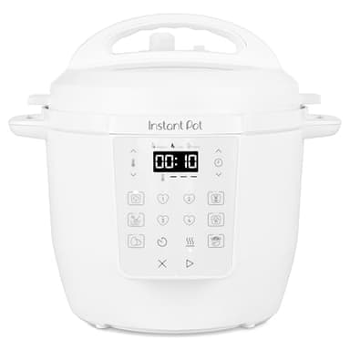 Instant Pot Multicooker, 5,7L 7-in-1 Pentola a Pressione, Vaporiera, Scaldavivande in Acciaio Inossidabile Spazzolato, Adatta a Cucinare Riso, Zuppa, Verdura e Yogurt a Cottura Lenta, Bianco Sale