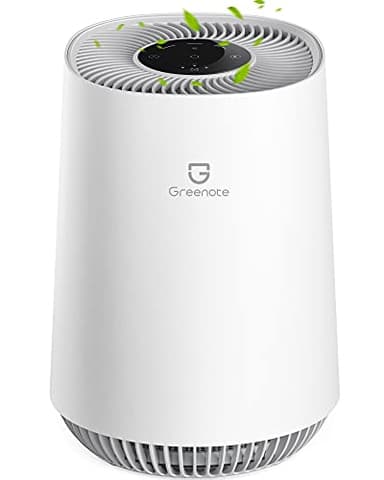 Purificatore d'aria Greenote per la casa, stanze fino a 430 piedi quadrati, filtro HEPA H13, super silenzioso da 22 dB, purifica il 99,97% di peli di animali, odori di cucina, fumo