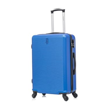 CELIMS - Valigia Media 20 kg Rigida a 4 Ruote Leggera | Valigia da Stiva 65cm | Lucchetto Integrato | ABS | Trolley Medio 65cm con 4 Ruote | Blu