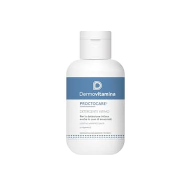 Dermovitamina Proctocare Detergente Intimo - Igiene Intima anche in caso di Emorroidi - Sapone Intimo Lenitivo e Rinfrescante - Con Vitamina E e Proteine d'Avena - Deterge con Delicatezza - 150ml