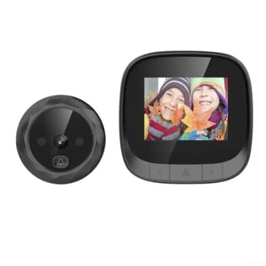 Spioncino digitale da 2,4 pollici, ampio angolo di visione, telecamera spioncino per porta notturna a infrarossi con memoria indipendente, per la sicurezza domestica