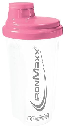 IronMaxx Eiweiß Shaker - 700 ml - Frozen White Rosa | Shaker Proteico con Tappo a Vite | Antigoccia | BPA/DEHP Free | Lavabile | Scala Graduata