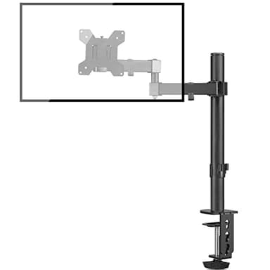 Bracwiser Supporto per braccio per monitor singolo completamente regolabile per schermo del monitor 13 15 17 19 20 22 23 24 26 27 30 32 pollici VESA 75 100 MD7421