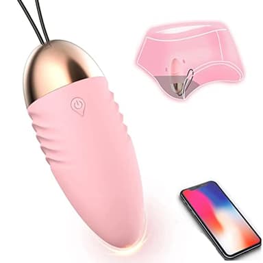 - Óvetto Vîbrànte Wirless con App da Telefono Vîbràtóre con Wireless Control App Clît𝚘Rîdè Púntó Ǵ̣ Donna Indossabile Mássággiátore Vîbràtóri Telecomando D