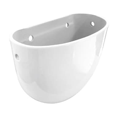 Barbottina Cassetta di scarico in ceramica bianca universale