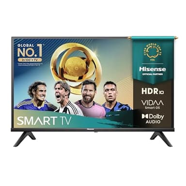 Hisense TV 40" Full HD 2025 40E43QT, Smart TV VIDAA U8, Airplay2, Game Mode, Works with Alexa, Tuner DVB-T2/S2 HEVC 10, lativù, 40'', 2025 LED
