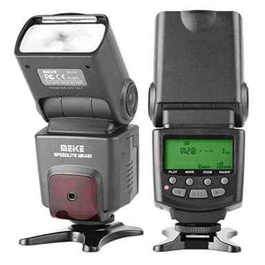 Meike MK430 E-TTL Speedlite Shoe Mount Flash Compatibile con 70D 77D 80D Rebel T7i T6i T6s T6 T5i T5 T4i T3i SL2 e altre fotocamere reflex digitali EOS